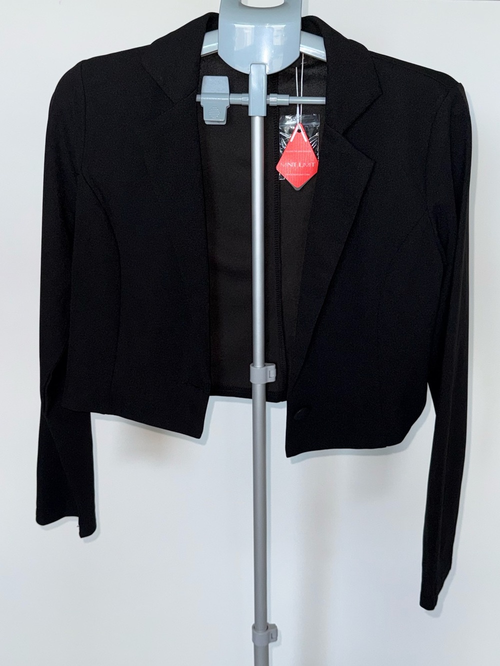 Mint Limit Black cropped Blazer Jacket Women's Large